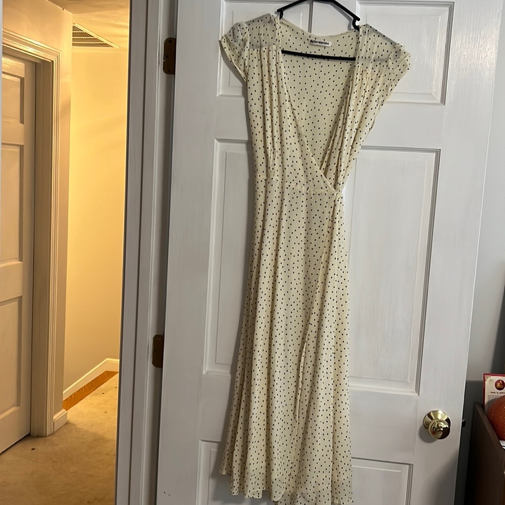 Reformation wrap dress